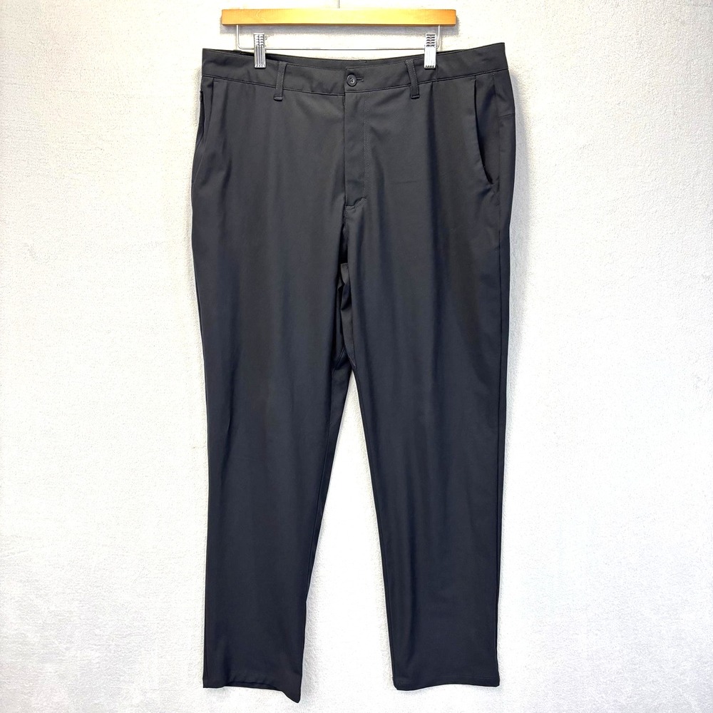 SKYR Tricot Dynasty Slim Fit Pants Mens 36x30 Black Stretch Golf Performance